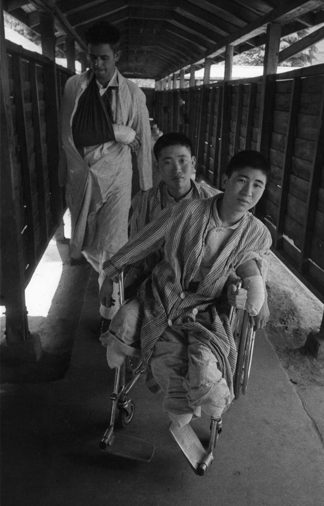 Wounded Koreans, 1953