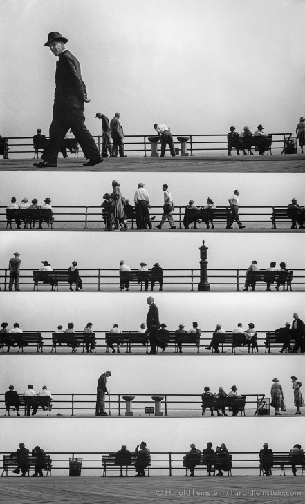 Boardwalk Sheet-music Montage, Coney Island, 1952